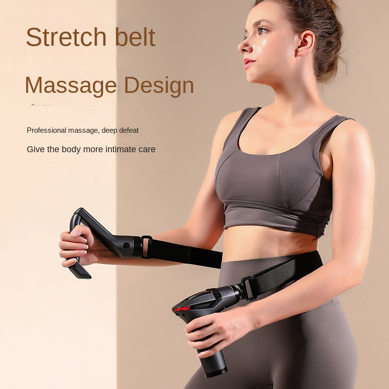 “Pistolet de Massage à Sangle – Spécial Fascias & Dos